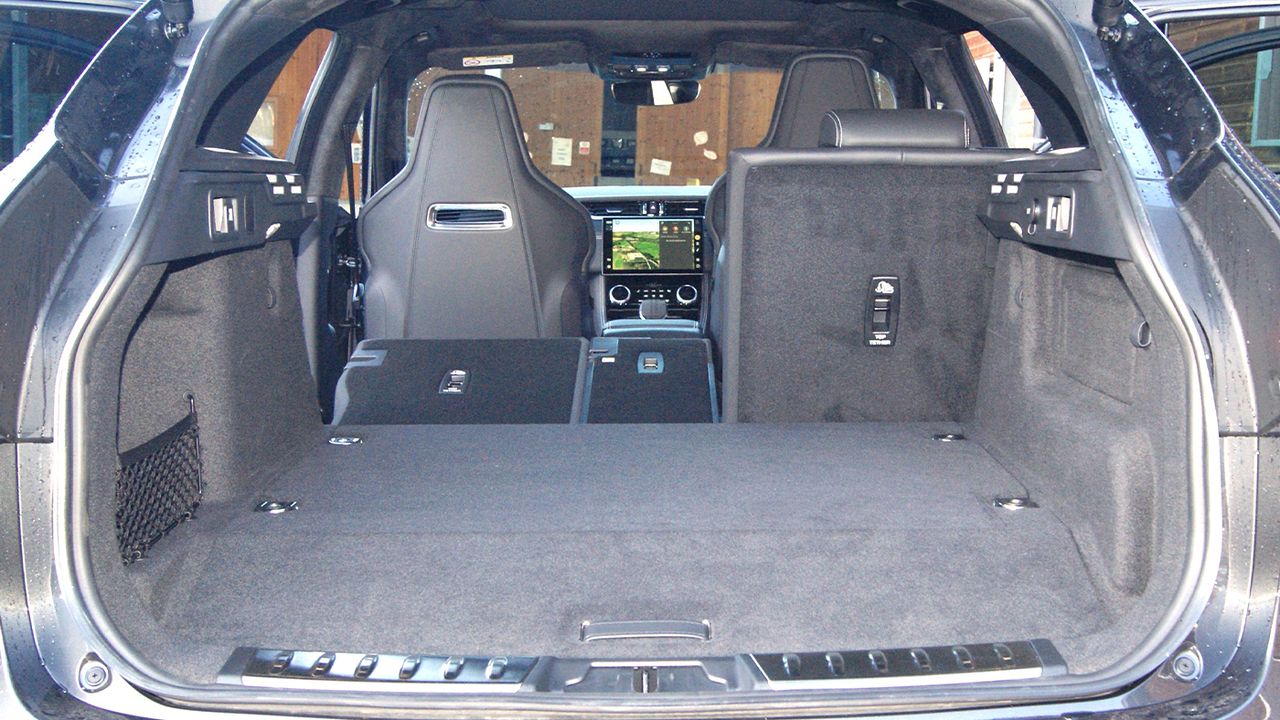 Jaguar F-Pace seats down