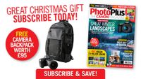Image for New PhotoPlus: The Canon Magazine Christmas issue + FREE backpack when you subscribe!