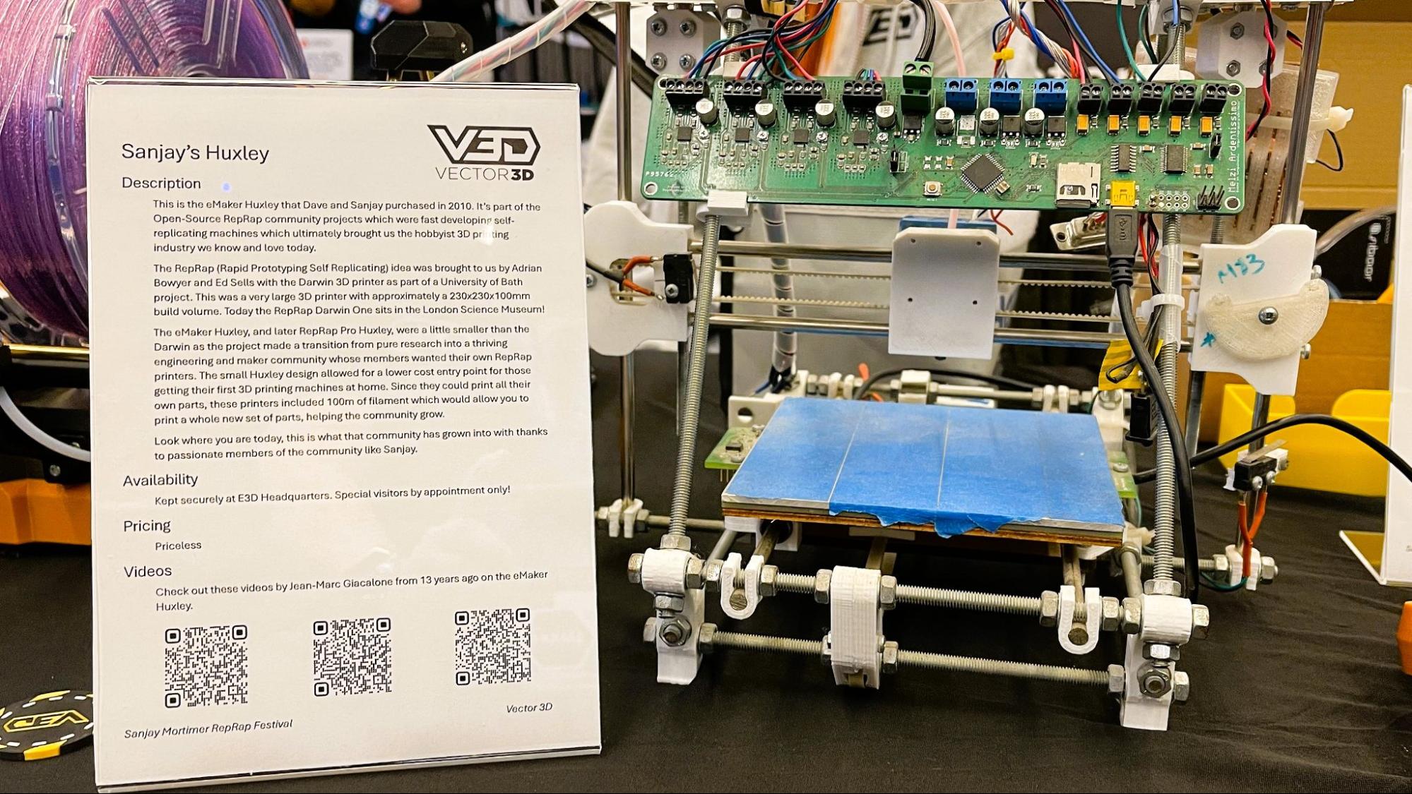 E3D Co-Founder Sanjay Mortimer’s first 3D printer