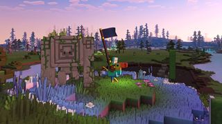 Screenshot of Minecraft Legends from Xbox Developer_Direct show.