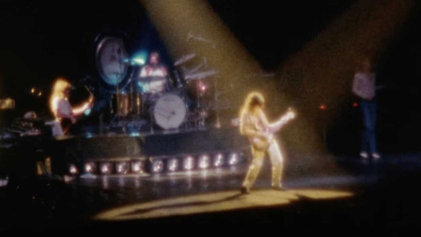 Led Zeppelin onstage in Copenhagen, 1979