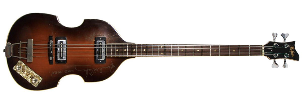 Paul McCartney's 1960 H&ouml;fner 500/1 Violin Bass
