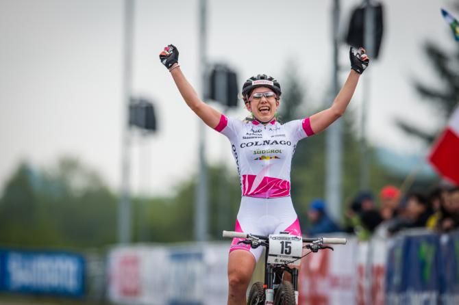 Andrea Waldis (Colnago Sudtirol) wins in Vermiglio