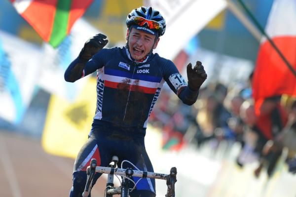 Cl&eacute;ment Venturini (France) lets it all out after winning