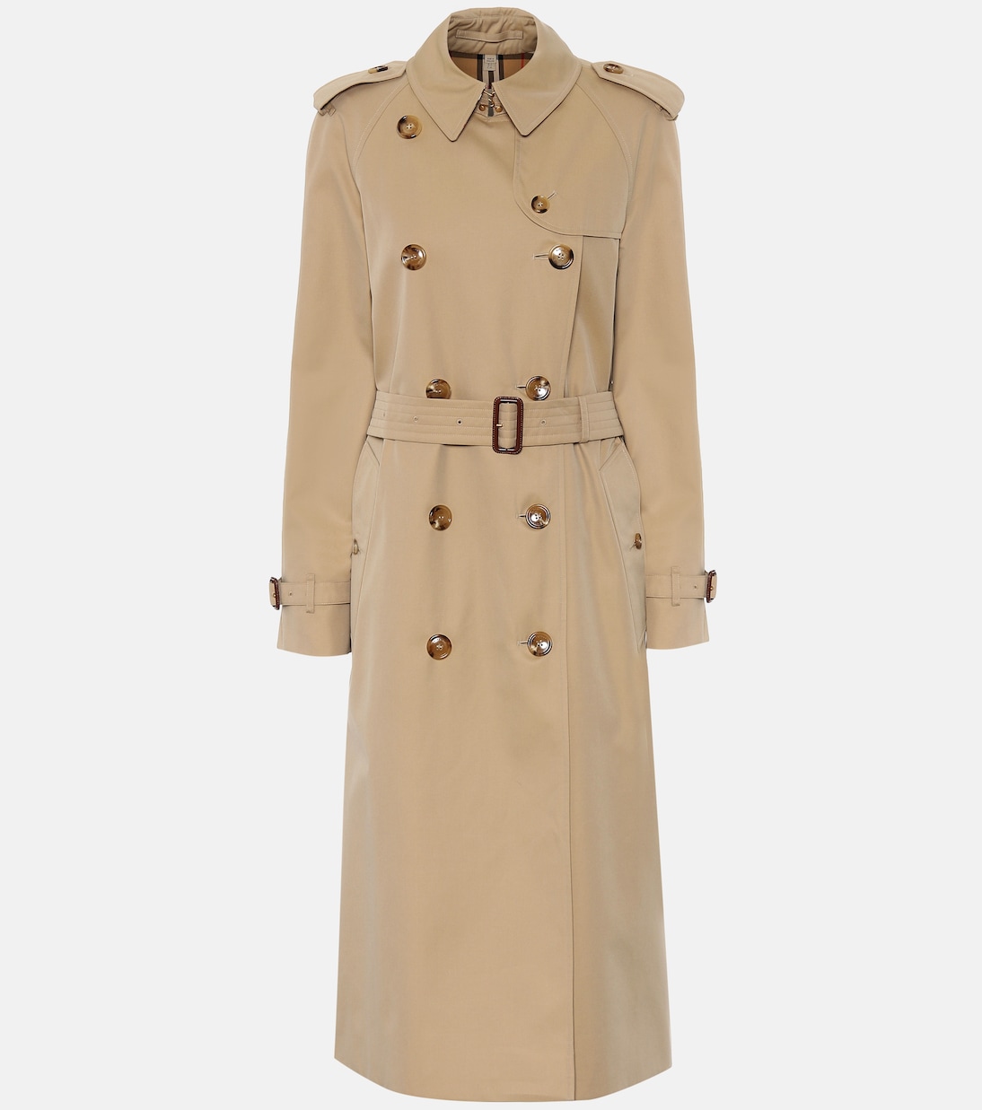 Cotton Trench Coat in Beige - Burberry