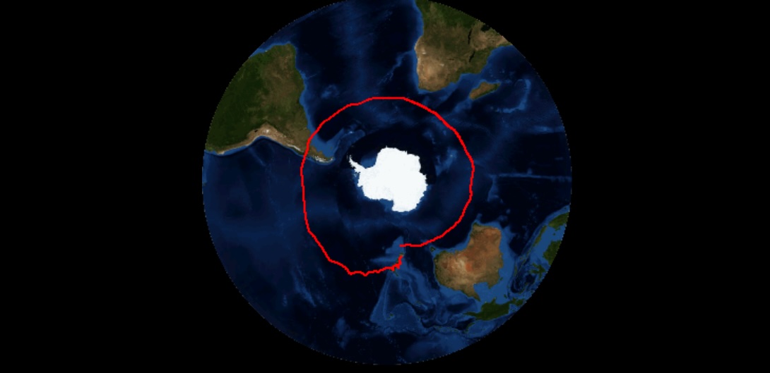 a map of where the space balloon flew