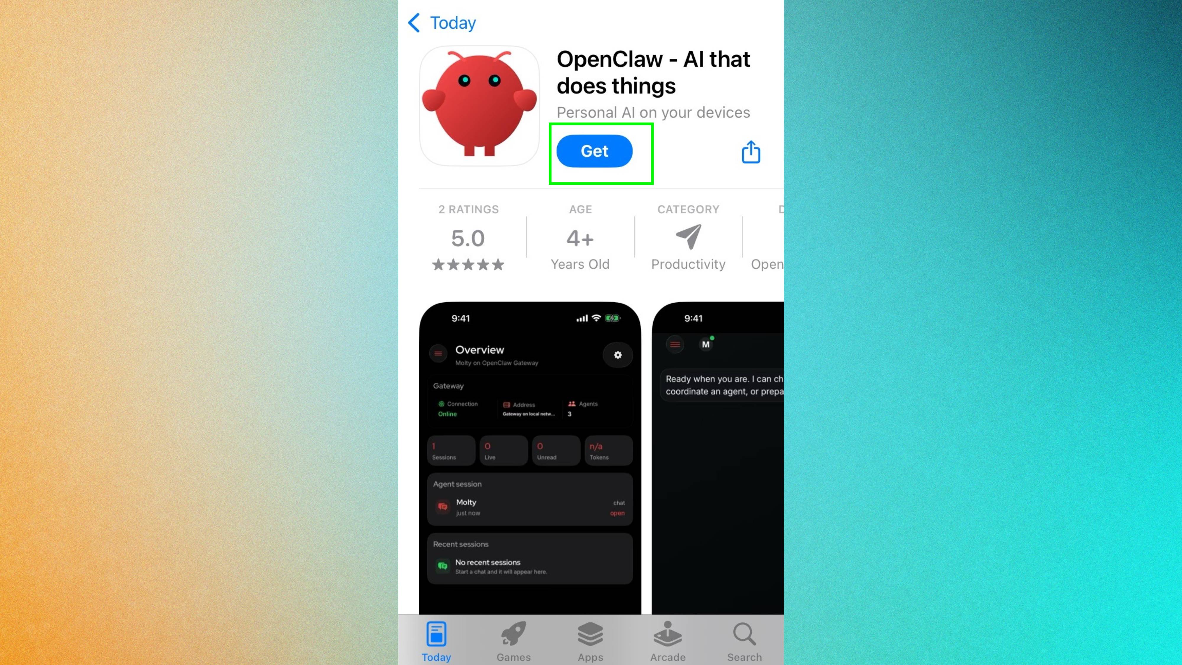 OpenClaw app downloaded 