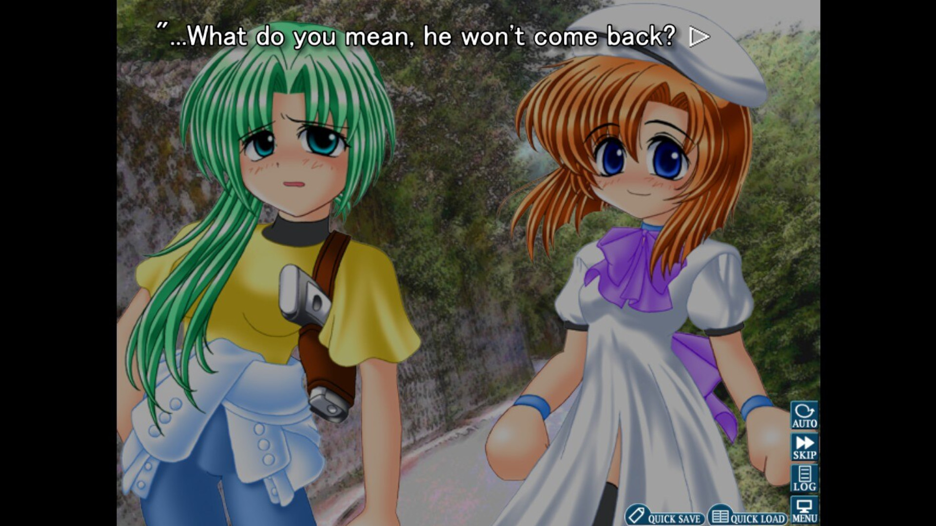 Keiichi questions Mion and Rena when they say someone won't be coming back in Higurashi: When They Cry