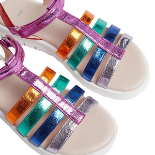 Kids' Metallic Fisherman Sandals from M&S