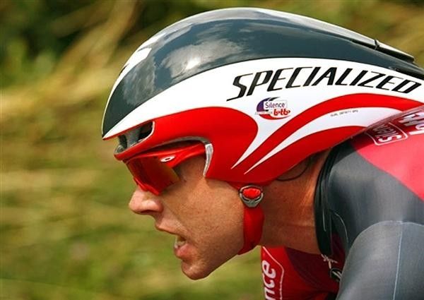 Silence Lotto team leader Cadel Evans of Australia