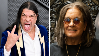 Robert Trujillo in 2024 and Ozzy Osbourne in 2022