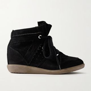 Isabel Marant Bobby Suede Wedge Sneakers