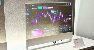 LG Display transparent OLED 30-inch display