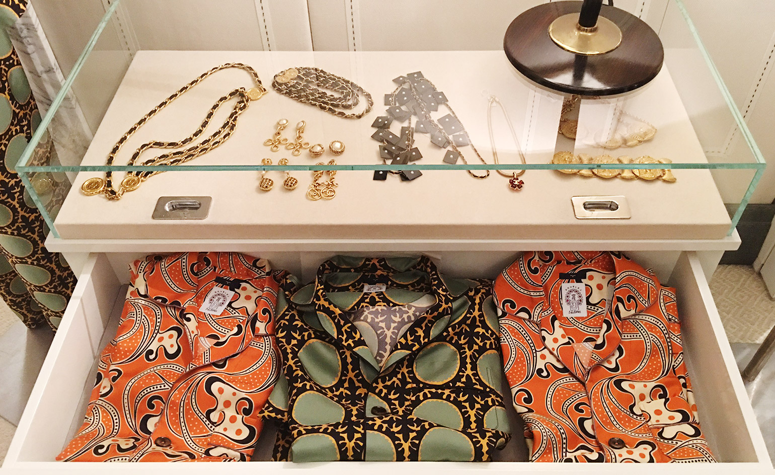 Vibrant kaftans and extravagant men's shirts