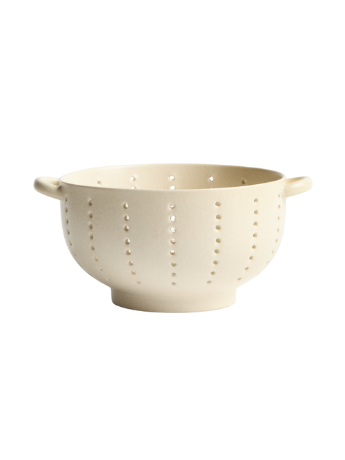 Reactive-Glaze Colander