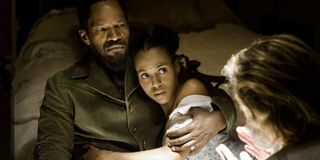 Jamie Foxx and Kerry Washington in Django Unchained