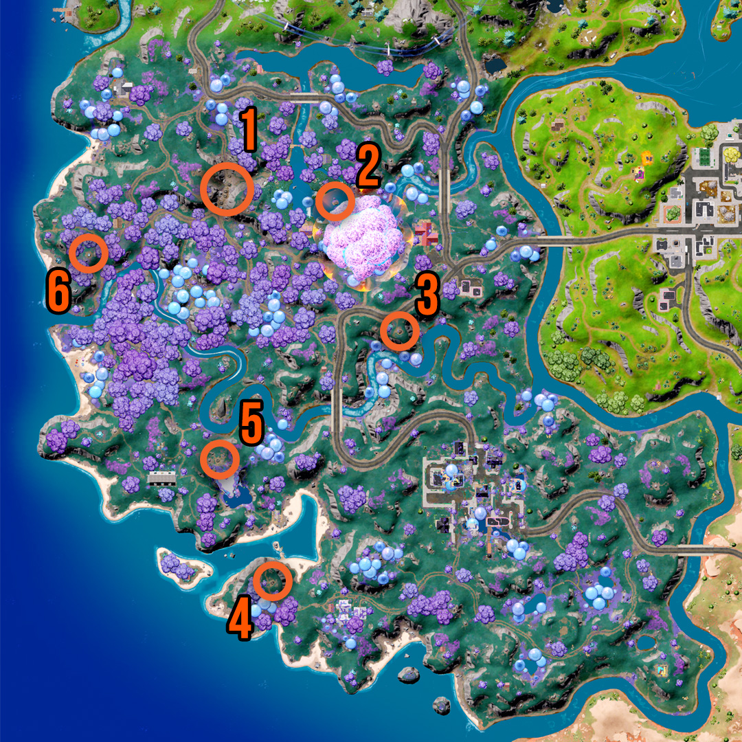 Fortnite Saison 3 Chapitre 3 Défi Geysers