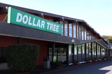 The outside of a Dollar Tree store in California