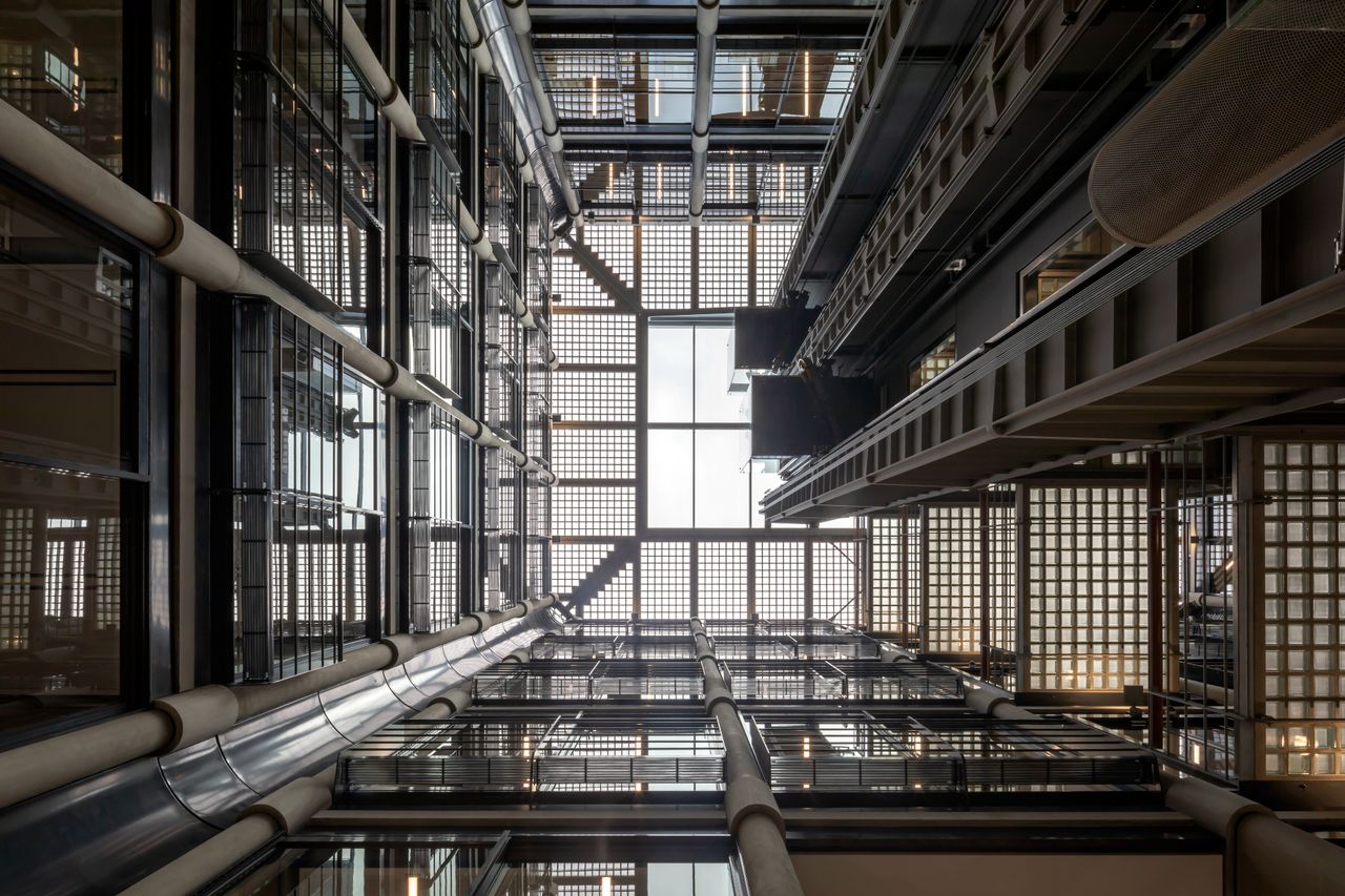 Bracken House atrium roof 