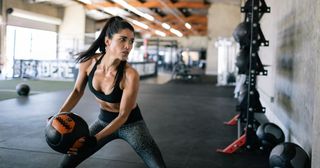 A woman trying CrossFit for beginners