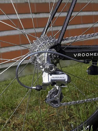 CSC-Saxo Bank uses Shimano Dura-Ace componentry for the transmission&hellip;