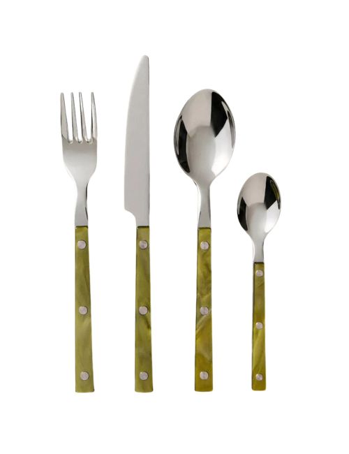 4-Piece Cutlery Set With Acrylic Handle