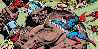 King Kull vs Justice League DC Comics