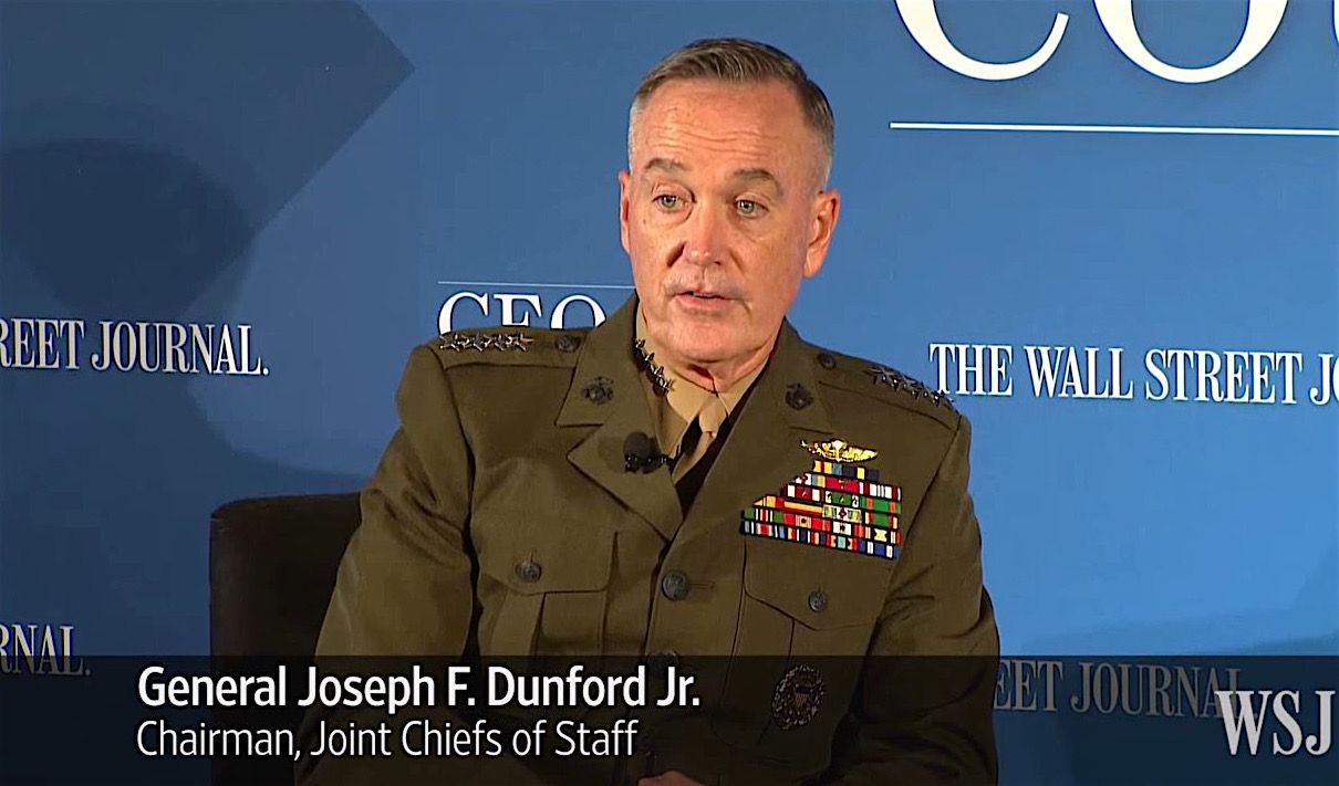 Chairman of the Joint Chiefs of Staff Joseph Dunford assesses ISIS&amp;#039;s military capabilities