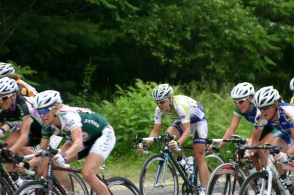 The women's race Friday in Fitchburg State College Circuit Race