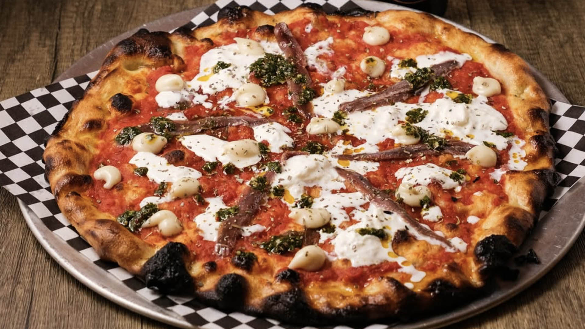 Short Road Pizza's Marinara pizza.