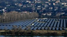 Solar farm in France