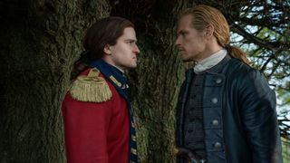 William and Jamie have a confrontation in Outlander season 7 episode 12.