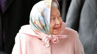 The Queen Arrives At Kings Lynn Station For Her Christmas Break At Sandringham