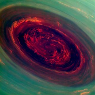 Saturn's Massive Northern Hurricane