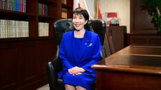 Sanae Takaichi is seen after becoming the Liberal Democratic Party (LDP) leader.