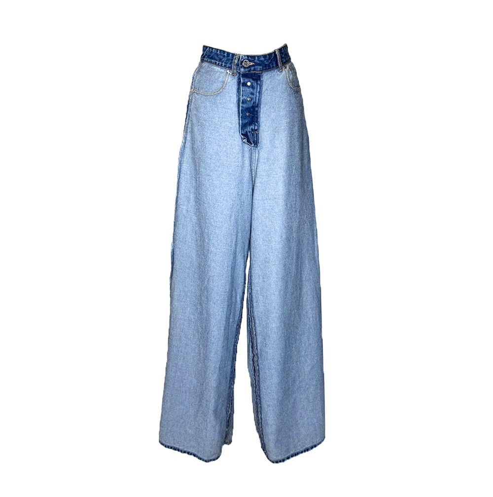 Vetements Inside Out Reversible Denim Waist 32” Inseam 38”