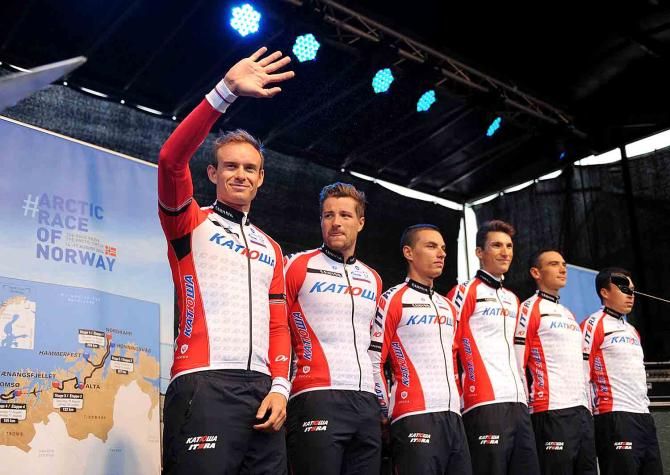 Alexander Kristoff and Katusha at the team presentation