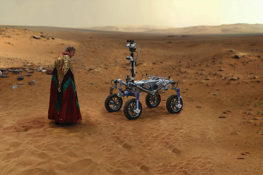 Rick Wakeman exploring Mars