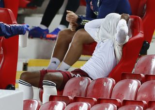 Alexandre Lacazette scored the opener but his night ended in disappointment