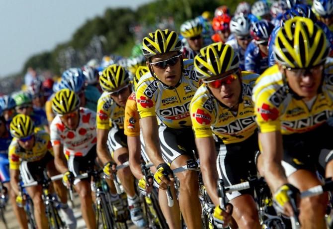 The ONCE team were a major force in the Vuelta