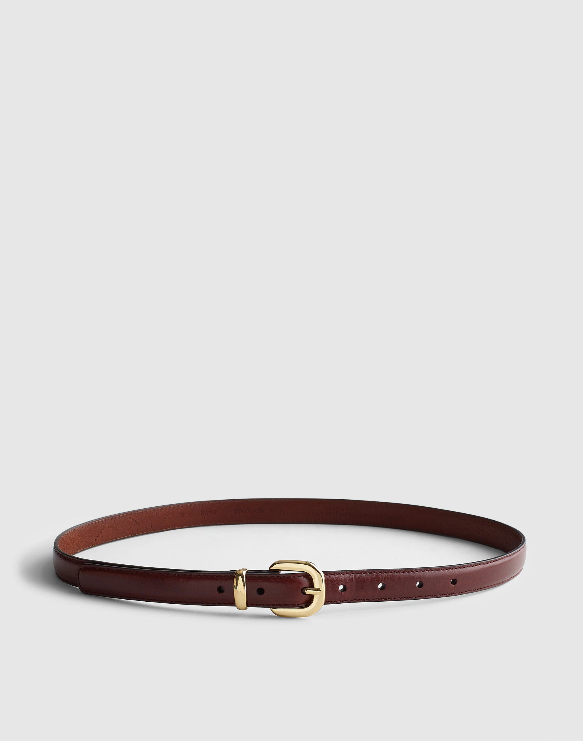 Skinny Leather Belt