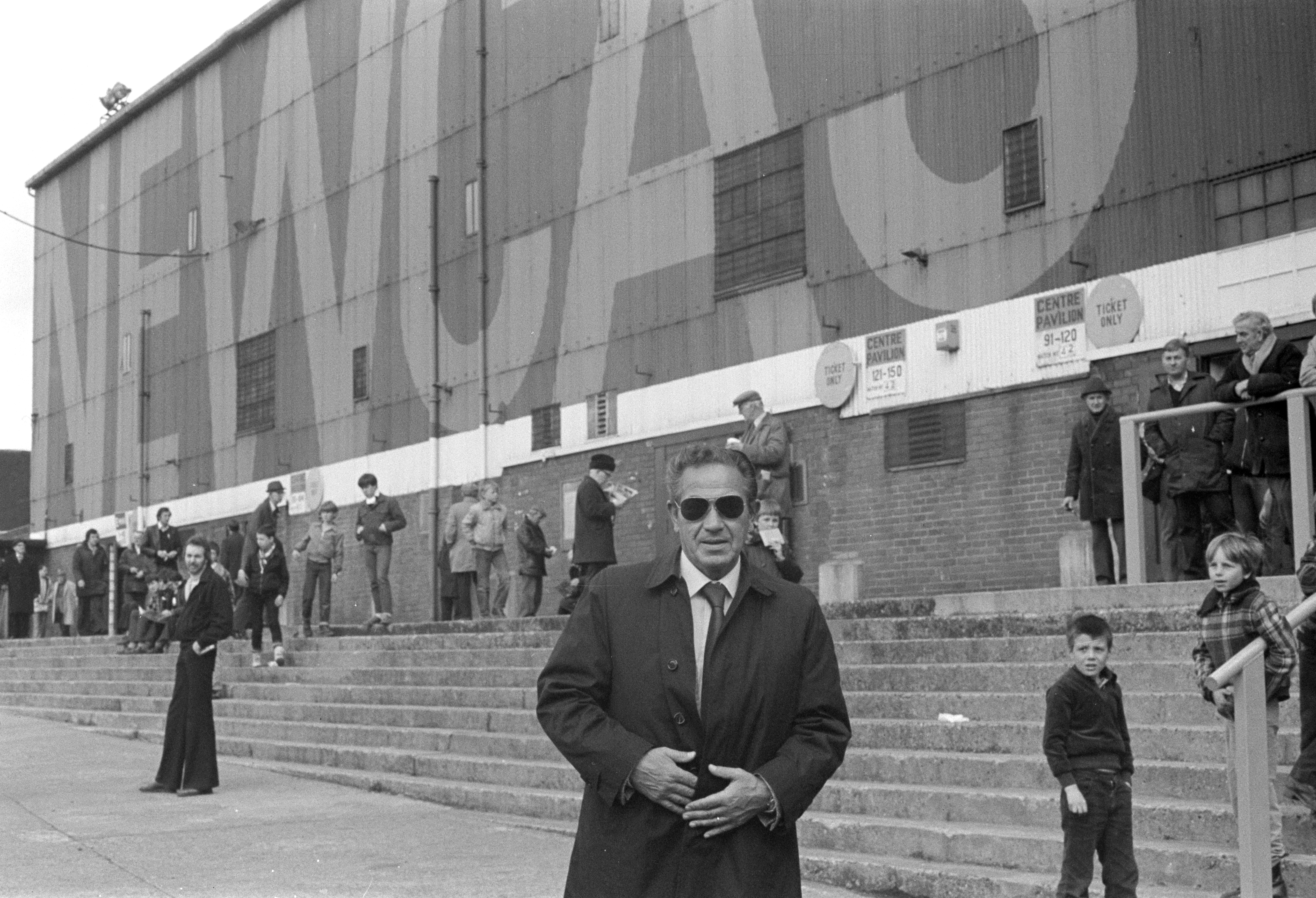 George Robledo, pictured here at St. James' Park, returned to Newcastle in 1981