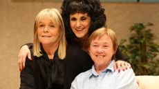 Linda Robson, Lesley Joseph and Pauline Quirke at the photocall for the Birds of a Feather stage show at the New Victoria Theatre in Woking, Surrey - 26 March 2012