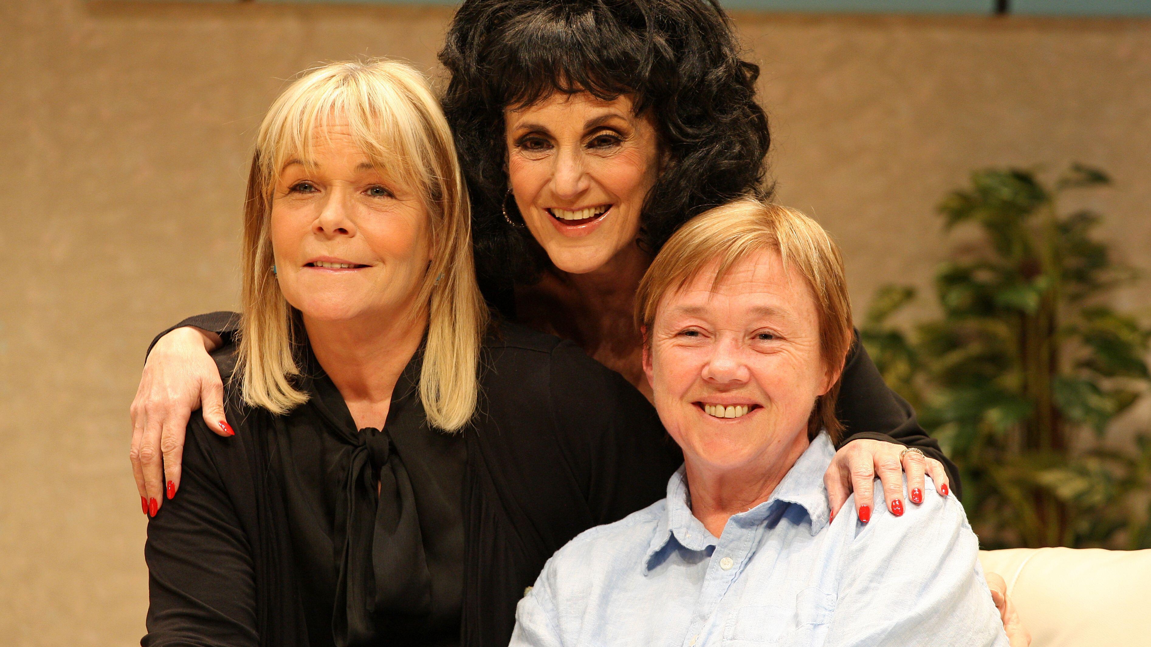 Linda Robson, Lesley Joseph and Pauline Quirke at the photocall for the Birds of a Feather stage show at the New Victoria Theatre in Woking, Surrey - 26 March 2012