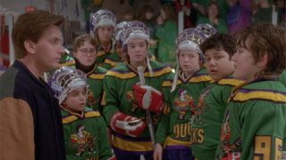 The main cast of The Mighty Ducks.