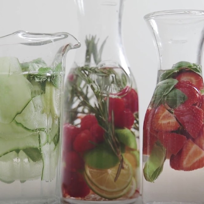 diy guilt free flavoured water