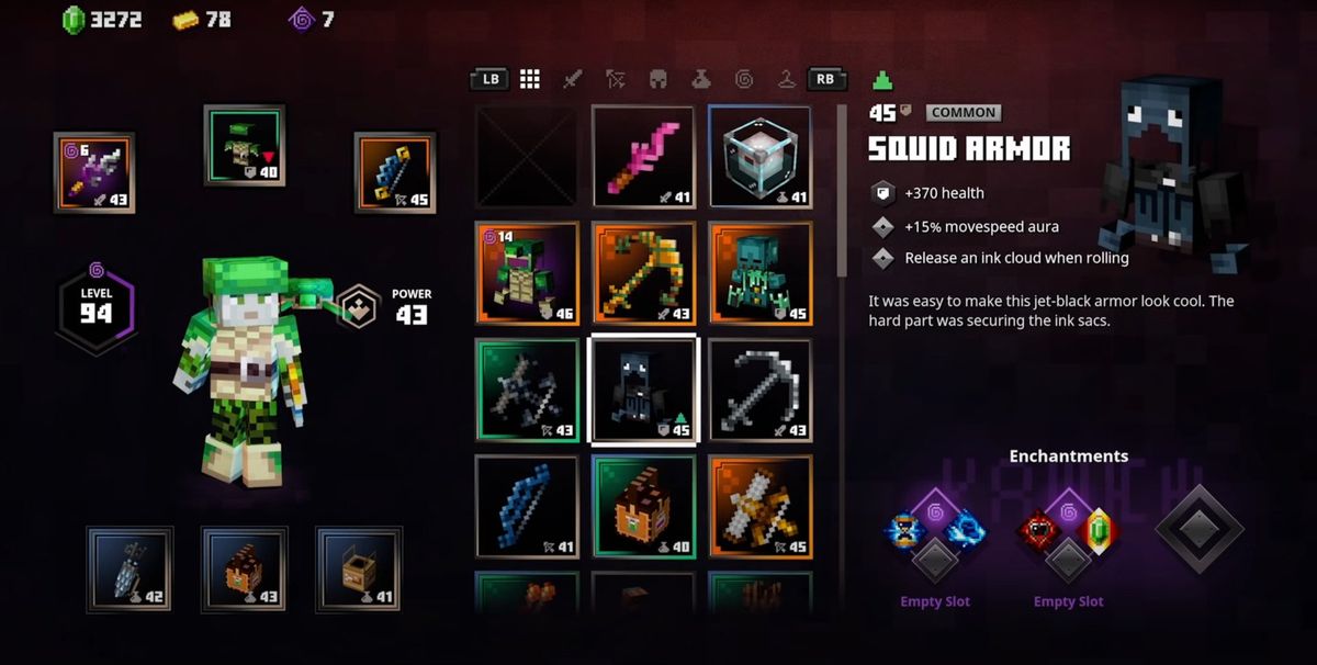 Minecraft Dungeons Dlc Hidden Depths Diary Screenshot
