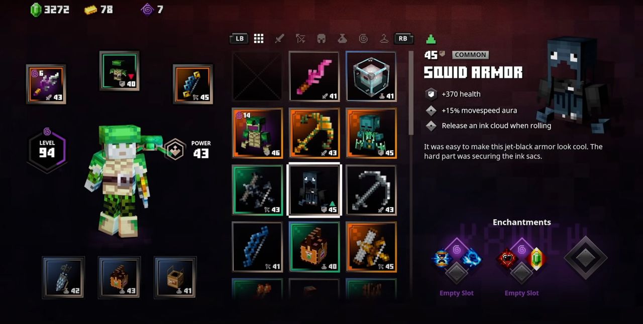 Minecraft Dungeons Dlc Hidden Depths Diary Screenshot