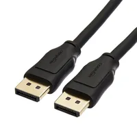 Amazon Basics DisplayPort 1.4 cable | 6 feet | 4K@120Hz | $14.20 $10.49 at Amazon (save $3.71)