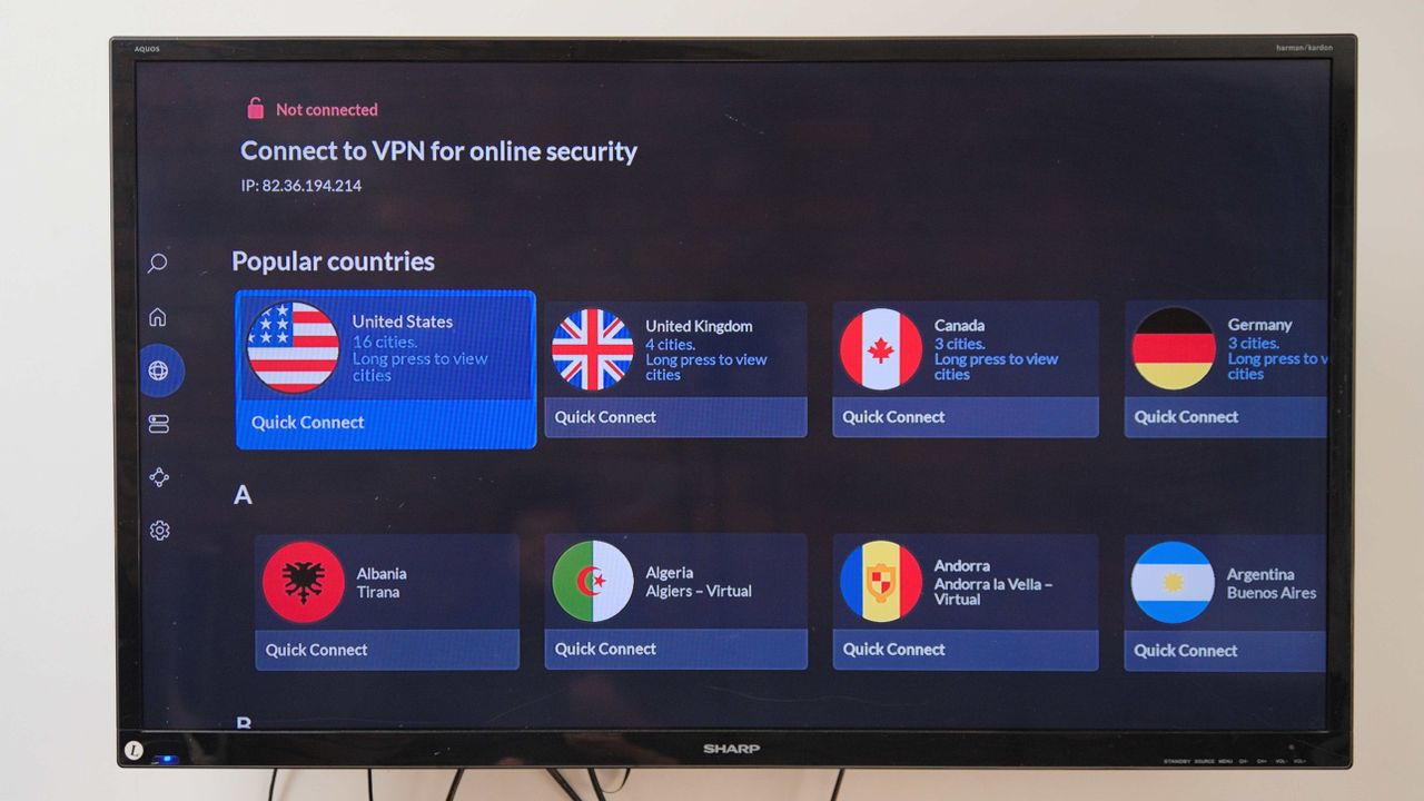 NordVPN's Fire Tv Stick app